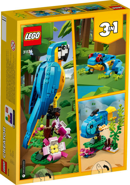 Lego Creator 31136 Exotic Parrot 3 In 1