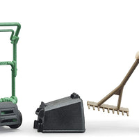 Bruder Gardener With Mower and Accessories