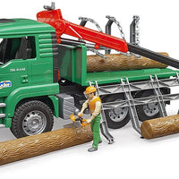 MAN Timber Truck with Loading Crane