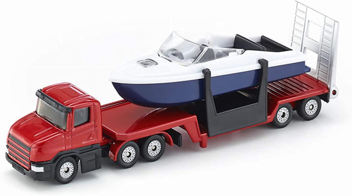 Siku 1:87 Low Loader with Speed Boat