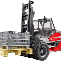 Bruder Linde HT160D Stacker with Pallet and Cages