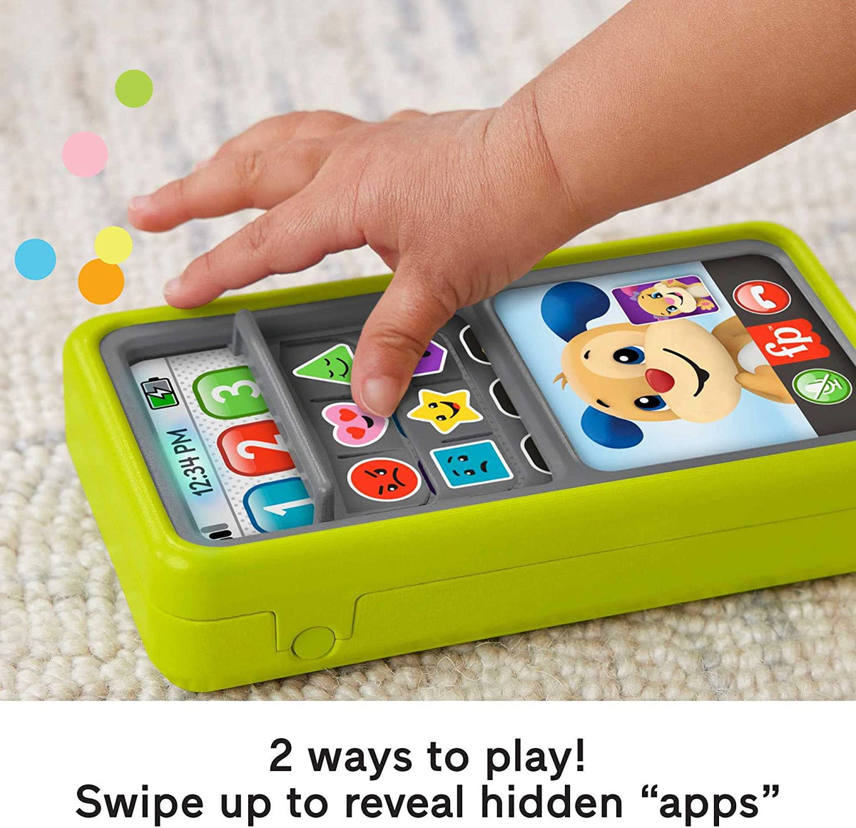 Fisher-Price Laugh & Learn 2-in-1 Slide to Learn Smartphone