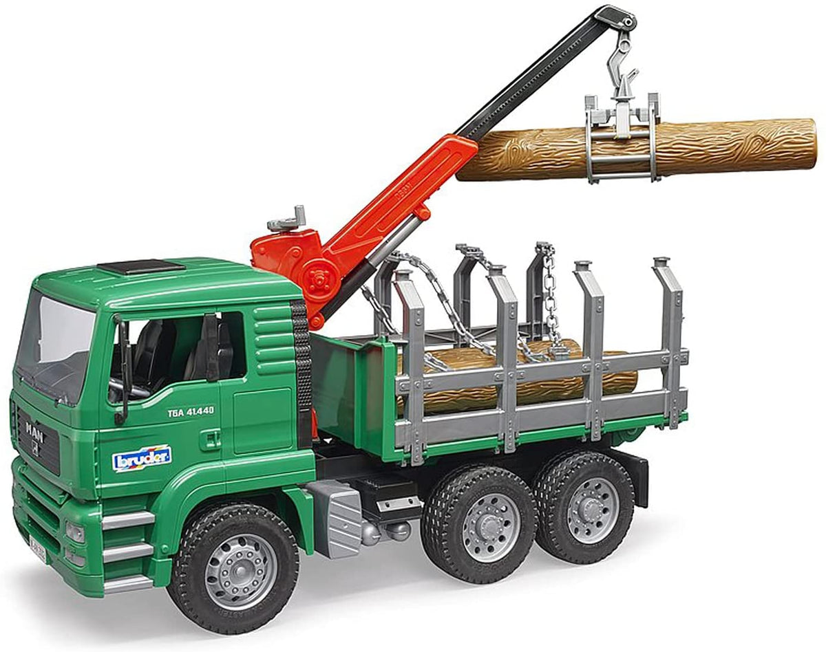 MAN Timber Truck with Loading Crane