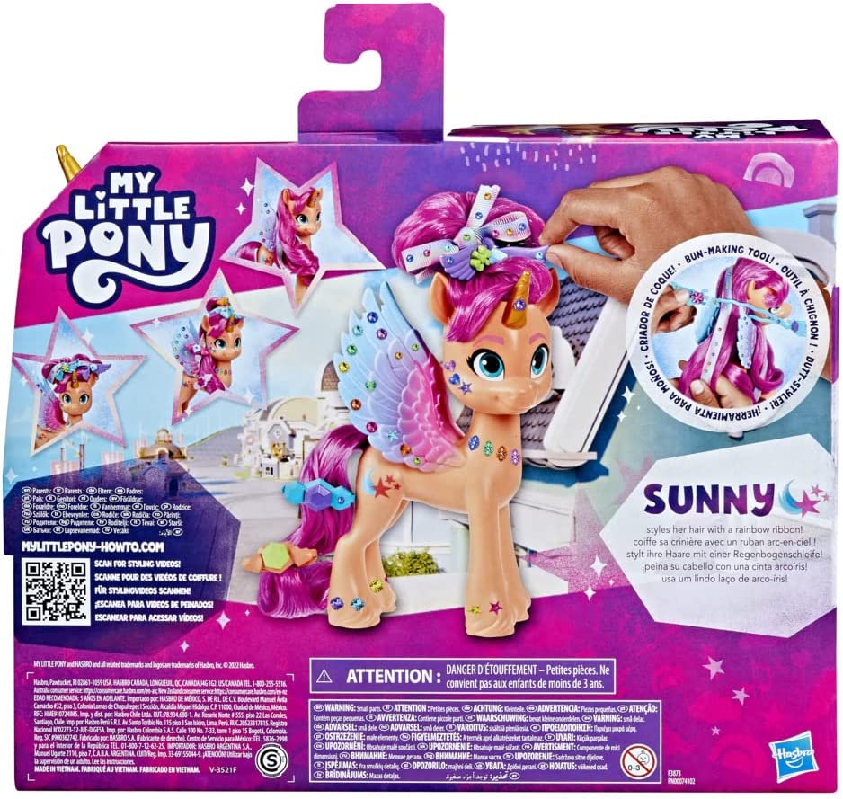 My Little Pony: Make Your Mark Toy Ribbon Hairstyles Sunny Starscout