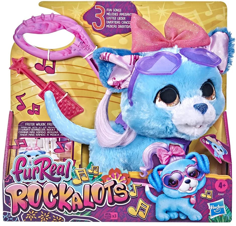 furReal Rockalots Musical Interactive Walking Puppy Toy