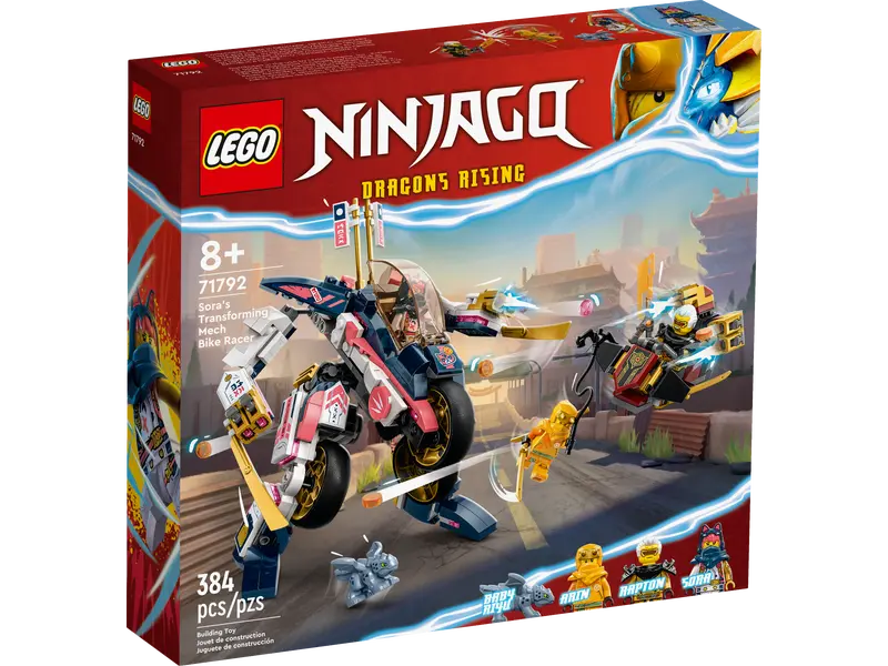 LEGO Ninjago 71792 Sora's Transforming Mech Bike Racer