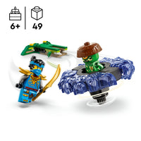 lego nya vs mutation monster spinner 