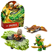 lego lloyd vs earth monster spinner with box 