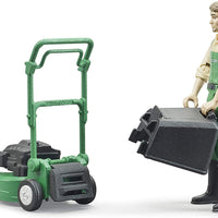 Bruder Gardener With Mower and Accessories