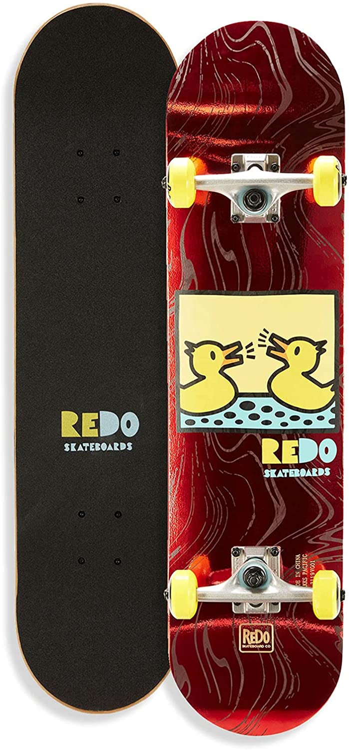 ReDo 31 '' x 7.675 '' Complete Skateboard Candy Bark Design