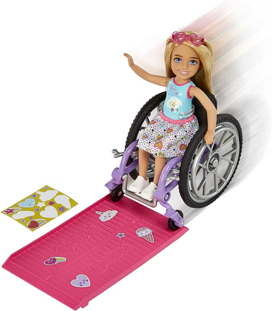 Barbie Chelsea Doll & Wheelchair