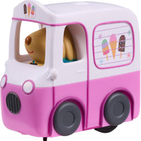 Peppa Pig Whizz-Around Little Ice Cream Van – pink ice cream van with Mr Labrador driving