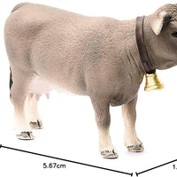 SCHLEICH Braunvieh Cow figure 13874 – view 2