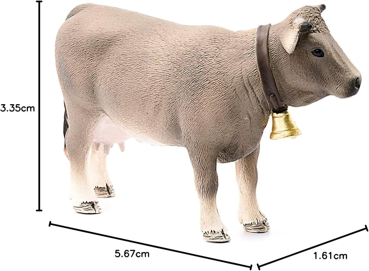 SCHLEICH Braunvieh Cow figure 13874 – view 2