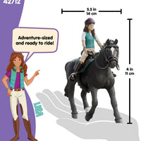 SCHLEICH Horse Club Lisa and Storm rider and horse set 42712 – view 2