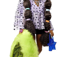 Barbie® Extra Doll 7 in Top and Furry Shrug with Pet Pomeranian