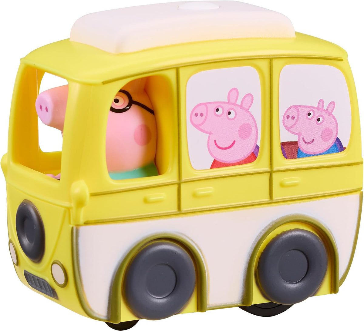 Peppa Pig Whizz-Around Daddy Pig's Little Campervan – yellow campervan with Daddy Pig driving
