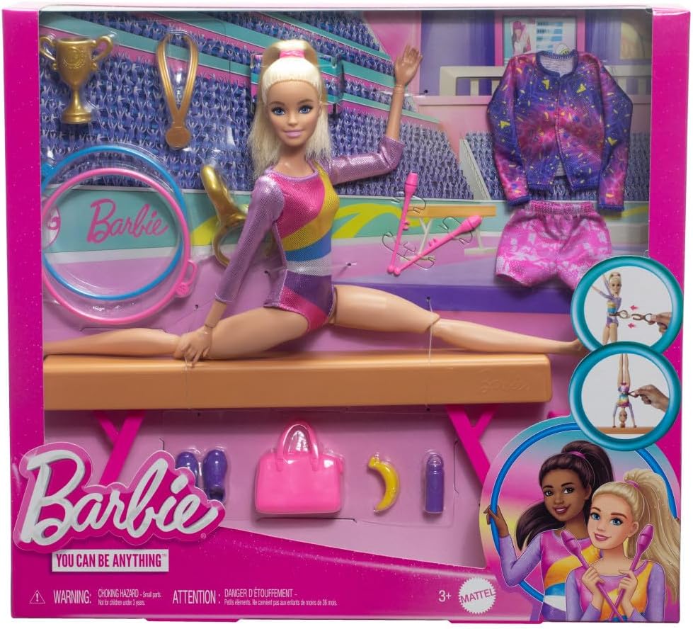 Barbie Gymnastics Doll & Accessories