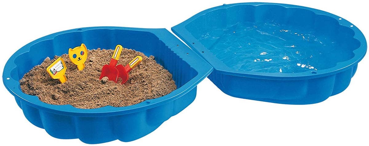 Blue Shell Sandpit With LID