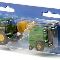 Siku 1:87 John Deere Tractor with Round Baler