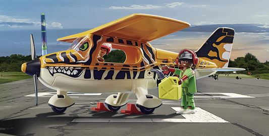 Playmobil 70902 Air Stunt Show Tiger Propeller Plane