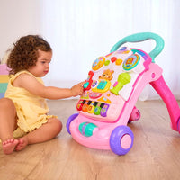VTech Baby First Steps Baby Walker Pink – view 6