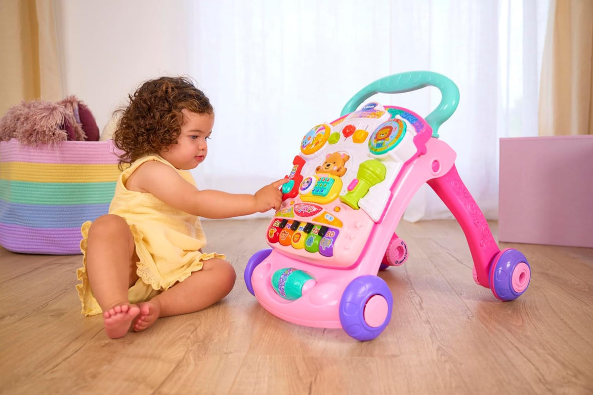 VTech Baby First Steps Baby Walker Pink – view 6