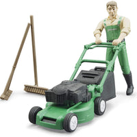 Bruder Gardener With Mower and Accessories