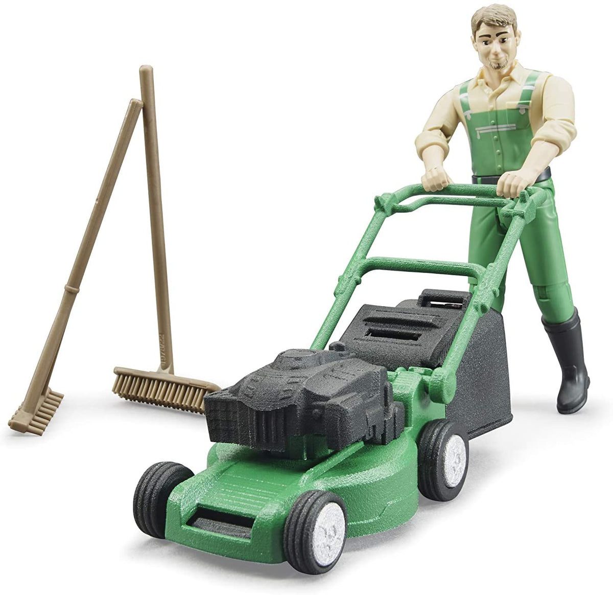 Bruder Gardener With Mower and Accessories