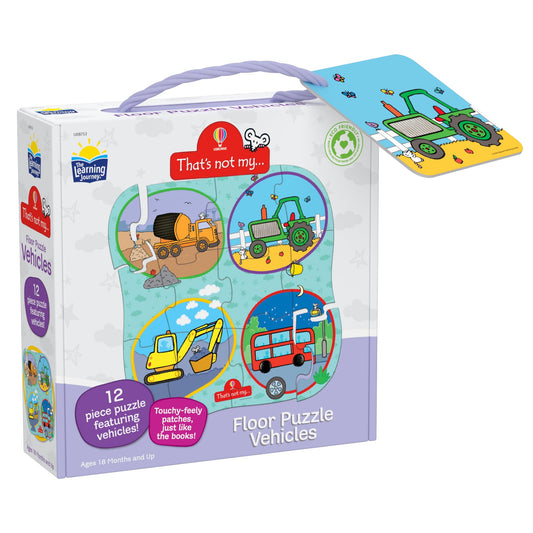 That's Not My My First Floor Puzzle Vehicles 12 Pieces – product view