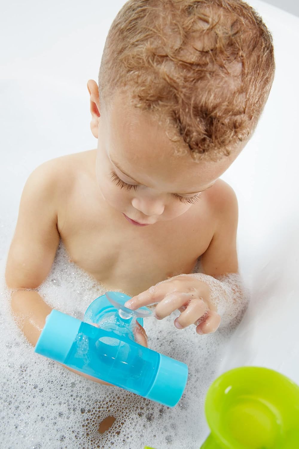 Boon Pipes building bath toy set with five coloured pipes – view 6