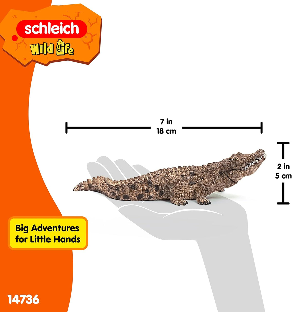 SCHLEICH Crocodile figure 14736 – view 3