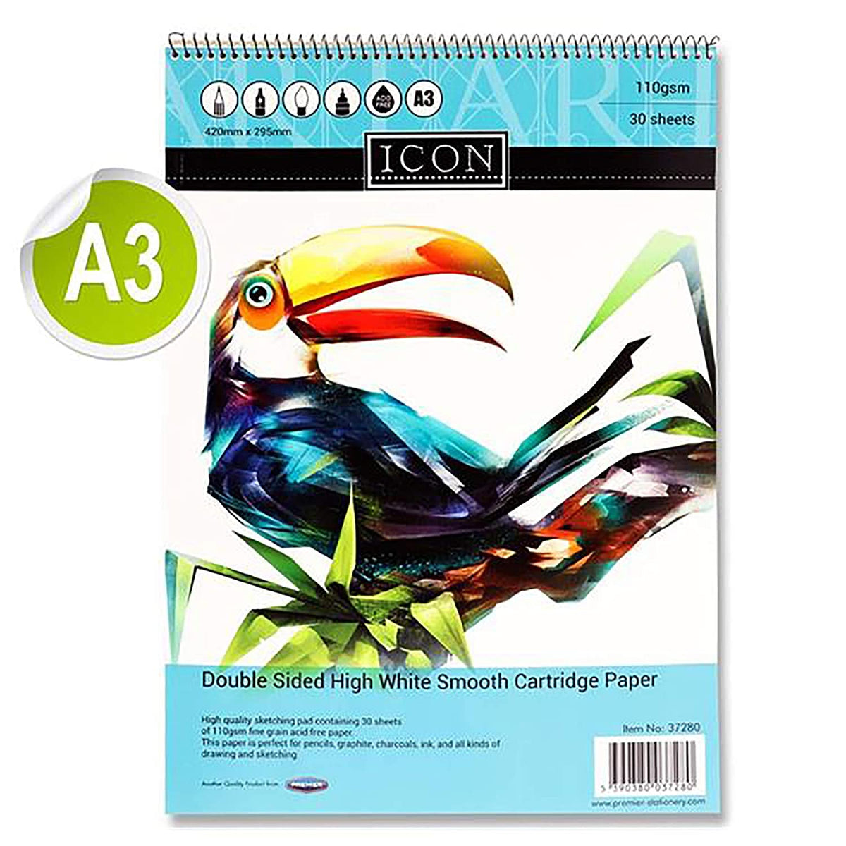 Icon Sketch Pad 30 Sheets A3