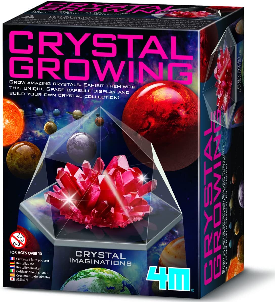 Imaginations Crystal Growing Kit-Red