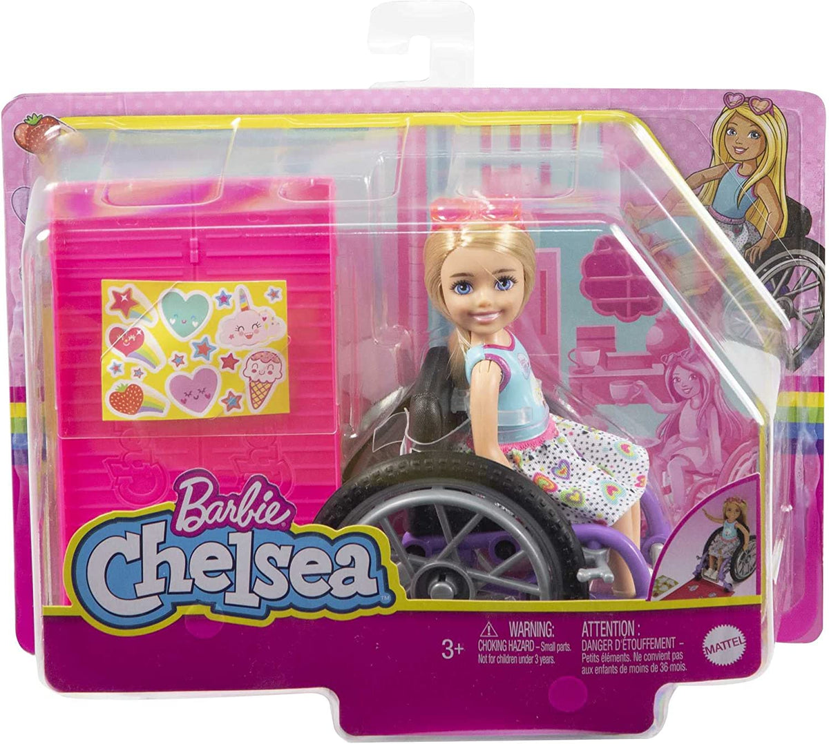 Barbie Chelsea Doll & Wheelchair