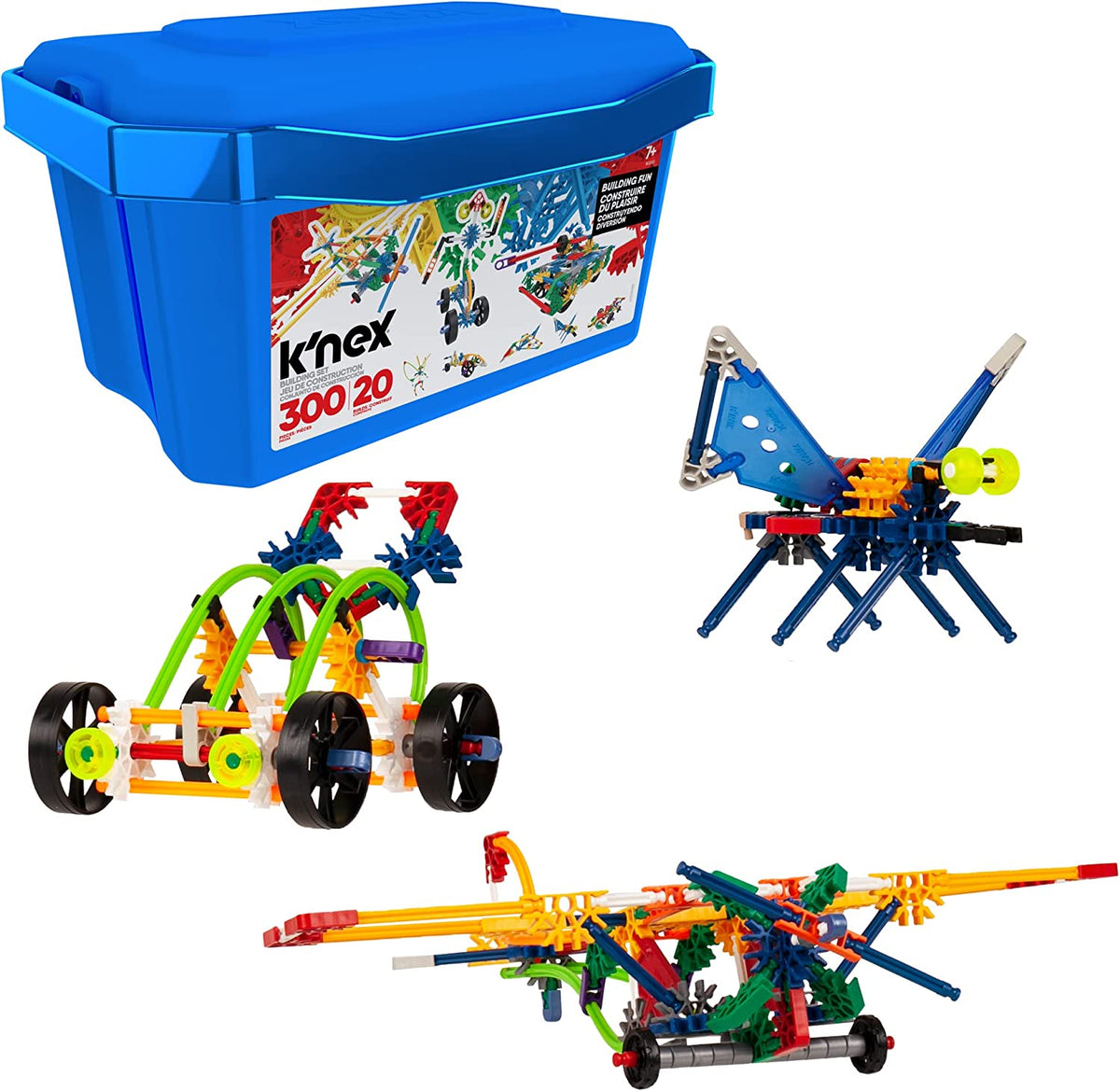 K'NEX Model Building Fun Blue Tub Set