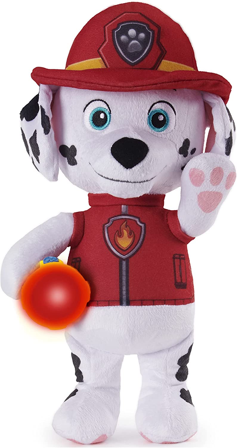 Paw Patrol 6059298 Snuggle Up Marshall Plush with Torch and Sounds