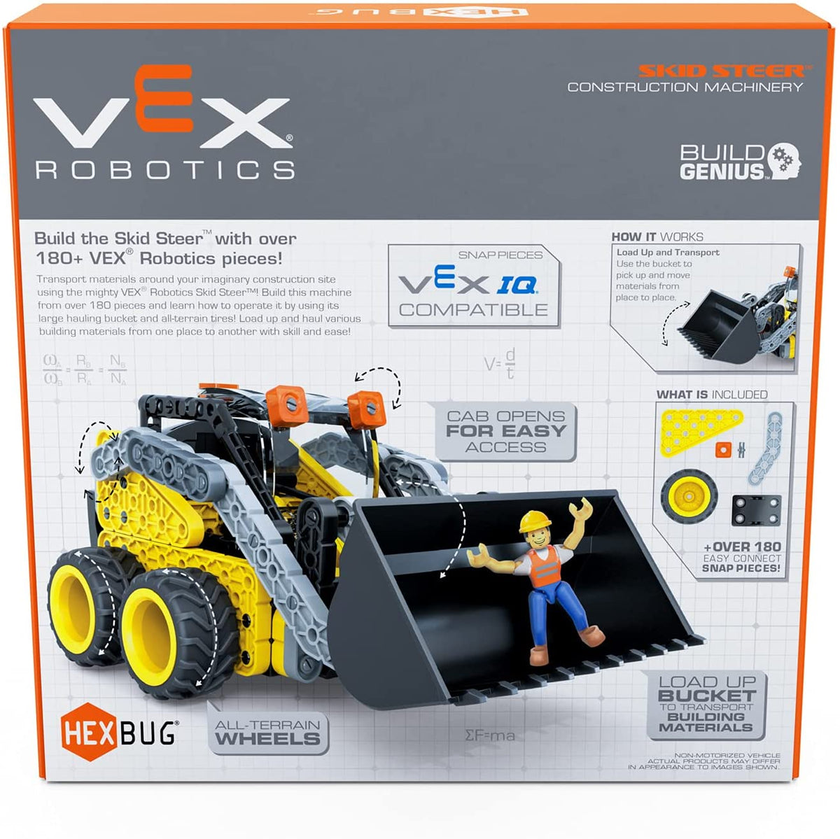 HEXBUG VEX Robotics Skid Steer, Buildable Construction Toy