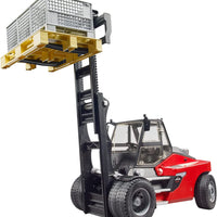 Bruder Linde HT160D Stacker with Pallet and Cages