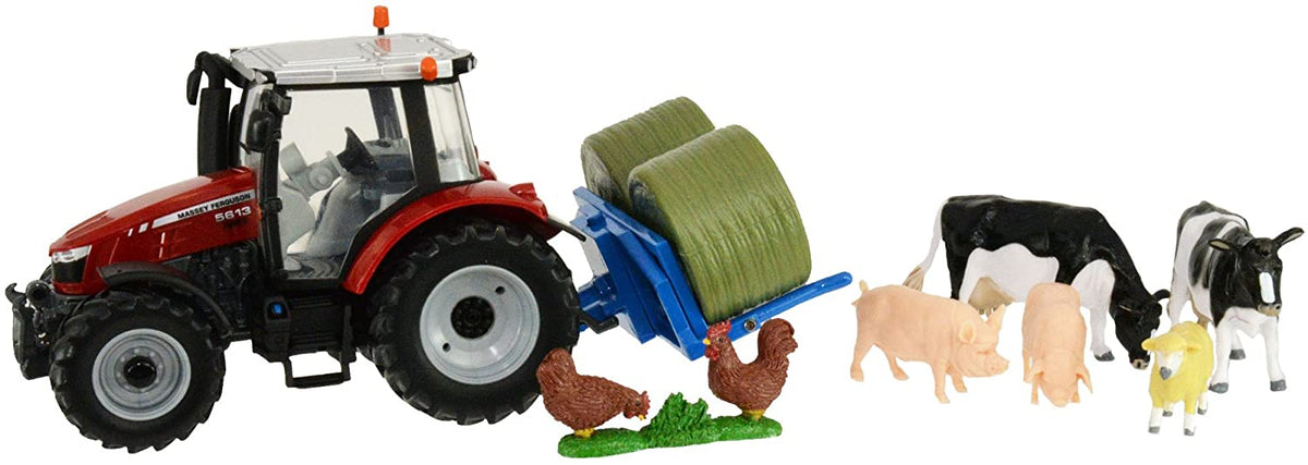 Massey Ferguson 5612 Tractor Play Set