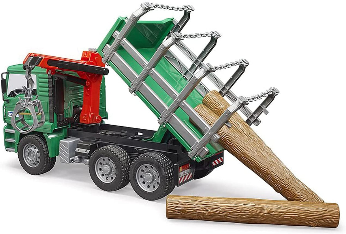 MAN Timber Truck with Loading Crane