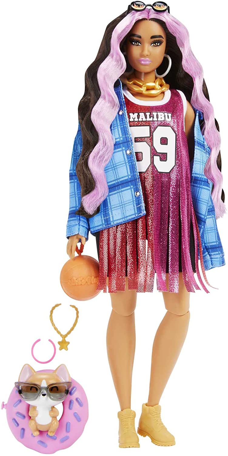 Barbie Extra Doll #13 in Basketball Jersey