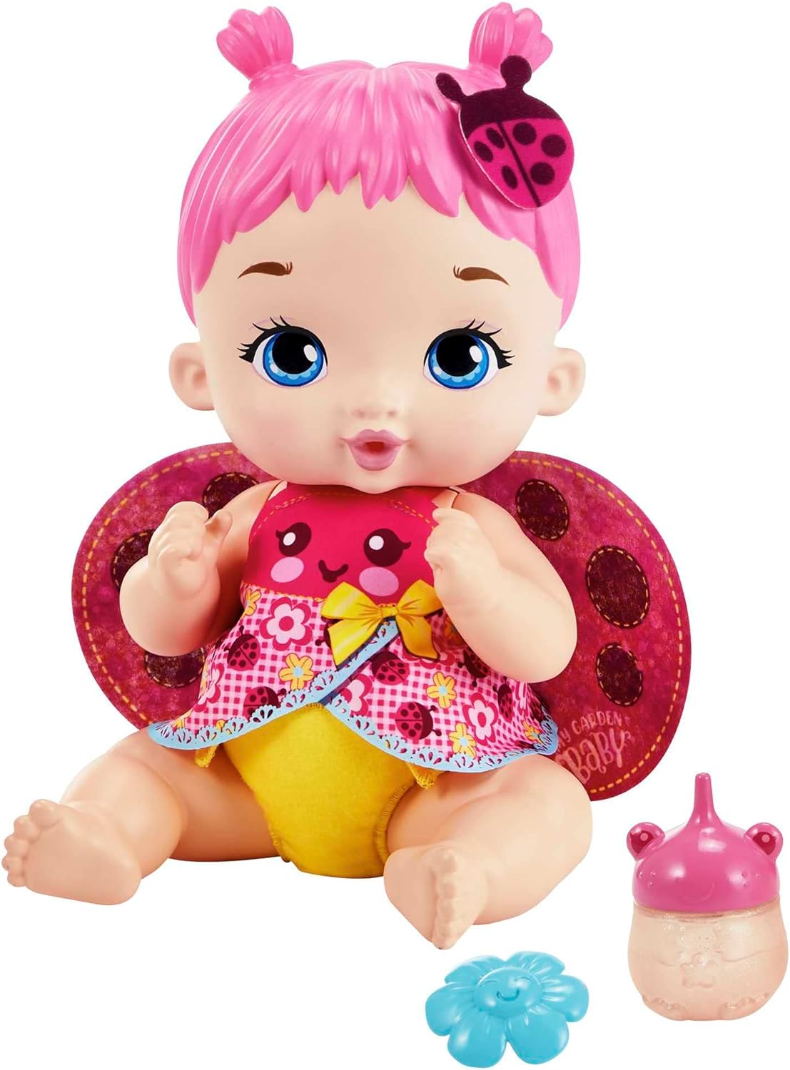 My Garden Baby Feed And Change Ladybug Baby Doll