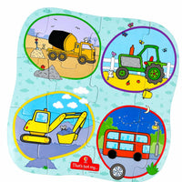 That's Not My My First Floor Puzzle Vehicles 12 Pieces – product view