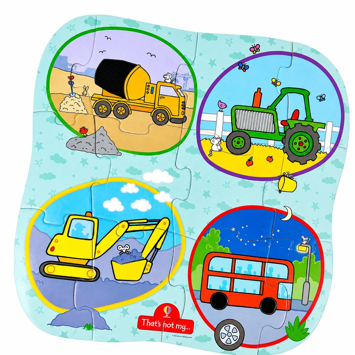 That's Not My My First Floor Puzzle Vehicles 12 Pieces – product view