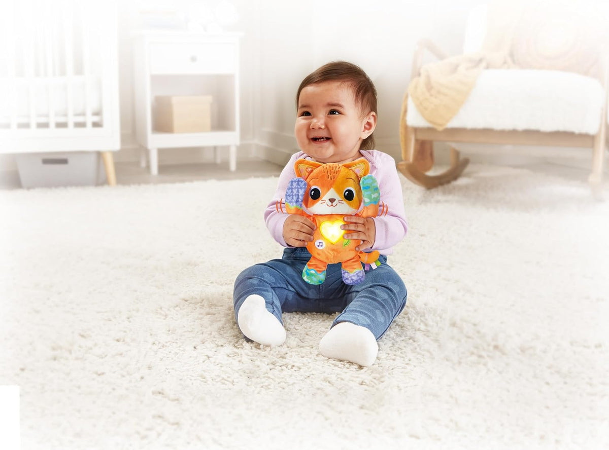VTech Baby Peek-a-Boo Paws orange kitty toy – view 6