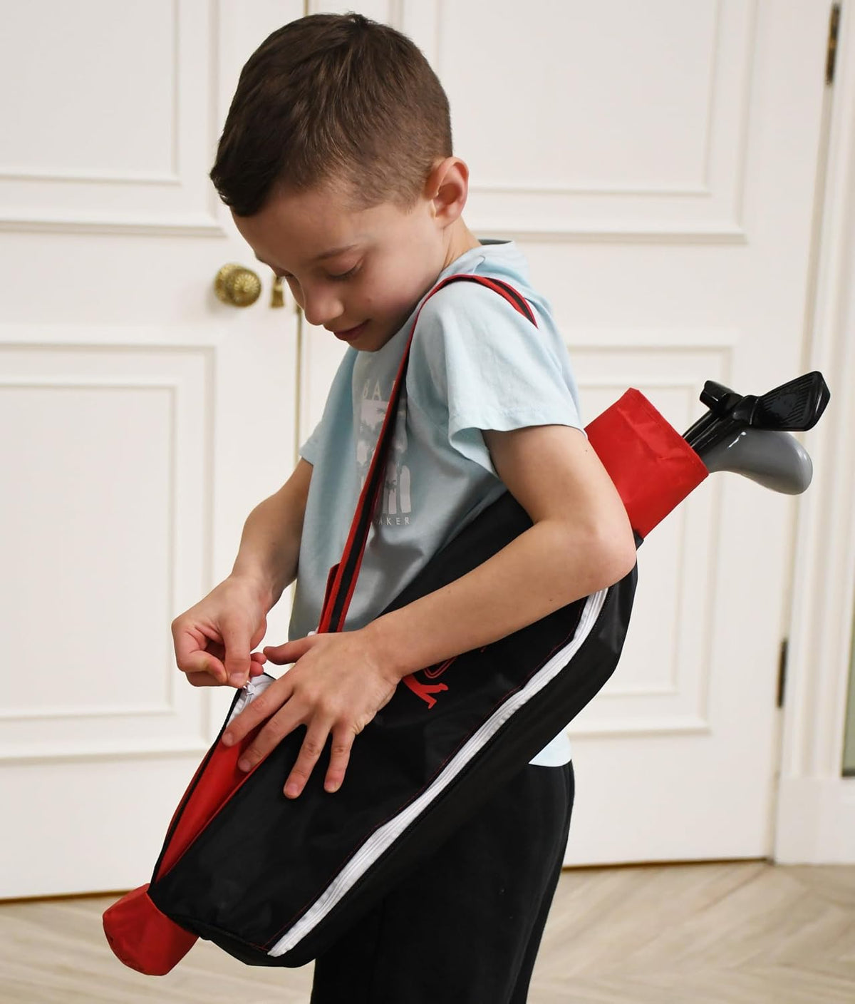 Toyfinity Junior Golf Set with clubs, balls, flags and carry bag – view 6