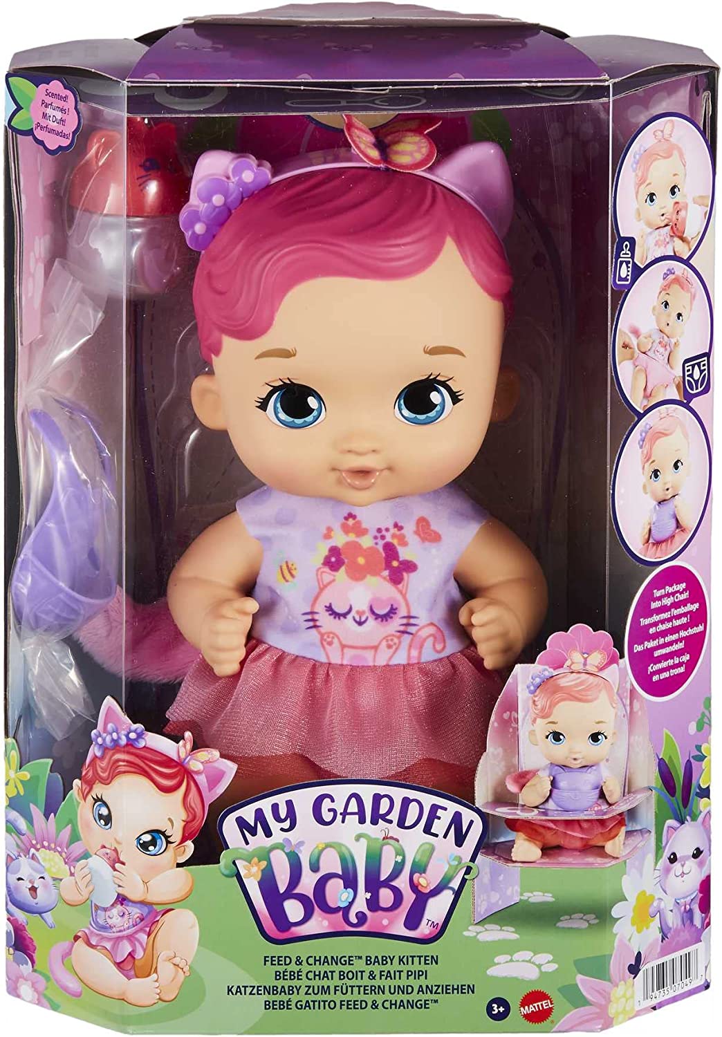 My Garden Baby Feed & Change Baby Kitten Doll