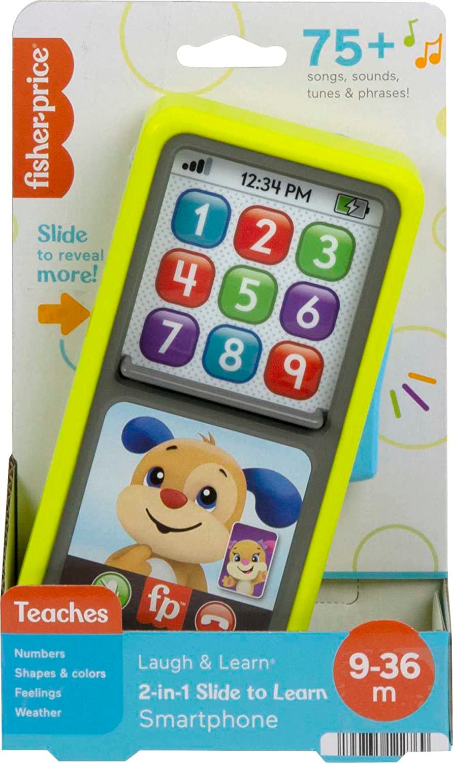 Fisher-Price Laugh & Learn 2-in-1 Slide to Learn Smartphone