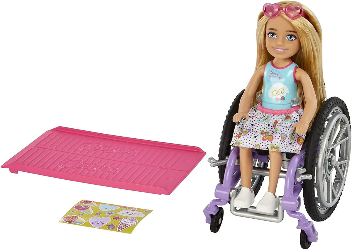 Barbie Chelsea Doll & Wheelchair